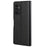 For Samsung Galaxy A13 4G Litchi Texture Full Protection PU Leather Wallet Stand Phone Case Shell - Black - 3