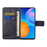 For Samsung Galaxy A13 4G Owl Tree Pattern Imprinted Magnetic Clasp PU Leather Phone Case Stand Wallet Cover with Strap - Dark Purple - 4