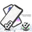 Anti-drop TPU + PC + Acrylic Hybrid Case Phone Cover for Samsung Galaxy S22 5G - Black - 2