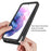 Anti-drop TPU + PC + Acrylic Hybrid Case Phone Cover for Samsung Galaxy S22 5G - Black - 4