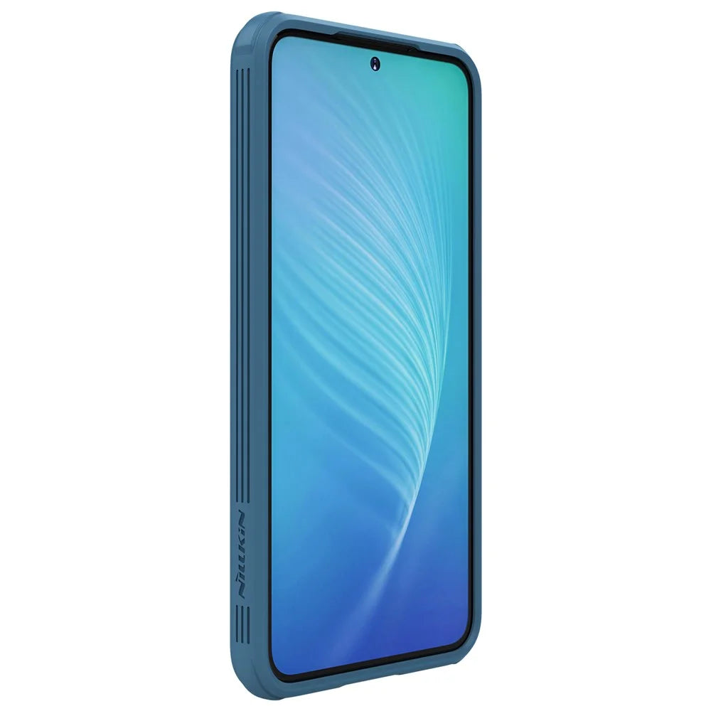 NILLKIN CamShield Pro for Samsung Galaxy S22+ 5G Protective PC+TPU Hybrid Phone Cover Case with Camera Protection Cover - Blue - 6