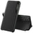 For Samsung Galaxy A53 5G Case View Window PU Leather Stand Cover - Black - 1