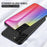 Carbon Fiber Texture Thin Light Tempered Glass Back Anti-Scratch PC+TPU Case Protective Cover for Samsung Galaxy S22 5G - Black - 2