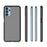 For Samsung Galaxy A13 4G 10Pcs/Pack Double-sided Matte Finish Mobile Phone TPU Case Protective Cover - Black - 6