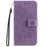 For Samsung Galaxy A03 (166.5mm) Case Floral Pattern PU Leather Wallet Stand Phone Cover - Purple - 2