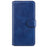 Solid Color Stand Wallet Design Textured Leather Cover + Inner TPU Phone Case for Samsung Galaxy A33 5G - Blue - 2