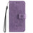 For Samsung Galaxy A33 5G Case Floral Pattern PU Leather Wallet Stand Phone Cover - Purple - 2