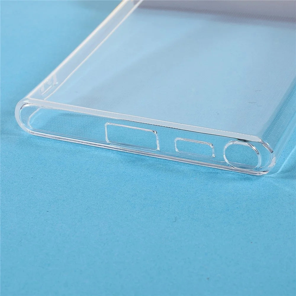 Shock Absorption 2.0mm Thick TPU Transparent Anti-Watermark Protective Phone Case for Samsung Galaxy S22 Ultra 5G - 5