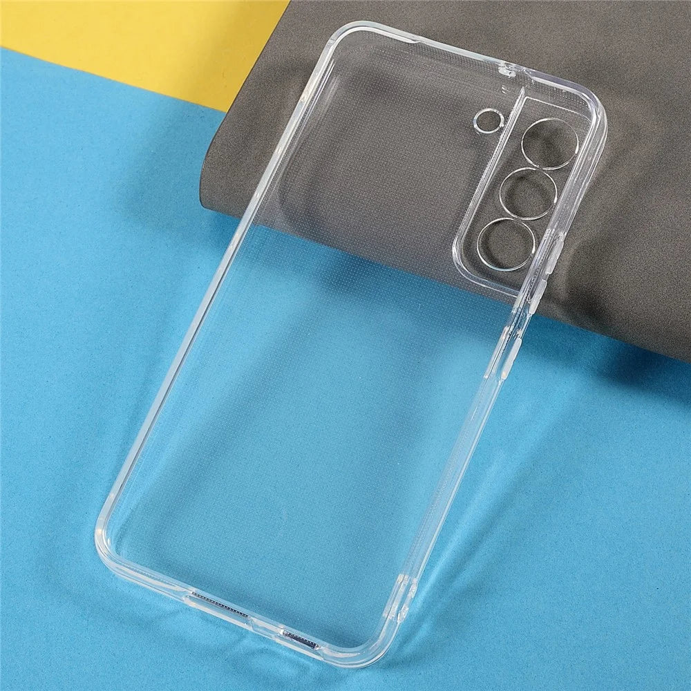 Clear Transparent 2.0mm Soft TPU Bumper Inner Anti-Watermark Phone Case for Samsung Galaxy S22+ 5G - 6