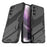 Soft TPU + Hard PC Back Phone Cover Anti-Scratch Cellphone Case with Kickstand for Samsung Galaxy S22+ 5G - Black - 1