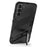 Soft TPU + Hard PC Back Phone Cover Anti-Scratch Cellphone Case with Kickstand for Samsung Galaxy S22+ 5G - Black - 3