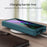 Full Protection Hinge Design Hard PC Folding Phone Case Cover with Glass Screen Protector for Samsung Galaxy Z Fold2 5G - Black - 5