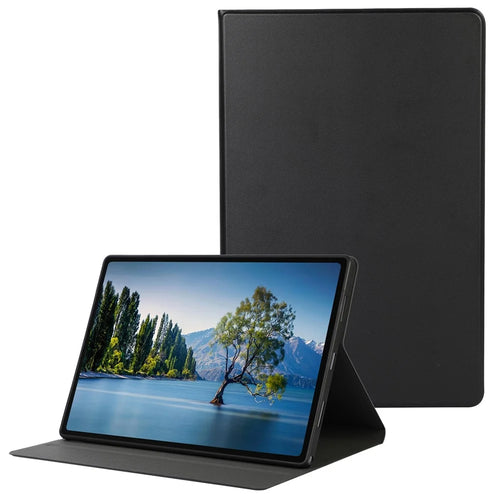 Shockproof Case for Samsung Galaxy Tab A8 10.5 (2021) PU Leather TPU Stand Case Full Protection Tablet Cover - Black - 1