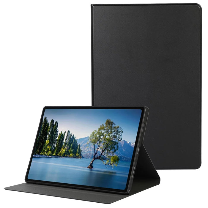 Shockproof Case for Samsung Galaxy Tab A8 10.5 (2021) PU Leather TPU Stand Case Full Protection Tablet Cover - Black - 1