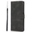 Stand PU Leather Wallet Case Magnetic Shockproof Cover with Wrist Strap for Samsung Galaxy A03s (164.2mm) - Black - 2