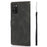 Stand PU Leather Wallet Case Magnetic Shockproof Cover with Wrist Strap for Samsung Galaxy A03s (164.2mm) - Black - 3