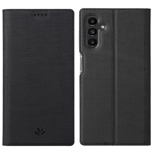 VILI DMX Series PU Leather Stand Mobile Phone Bag Case Phone Cover for Samsung Galaxy A13 5G / A04s 4G (164.7mm) - Black - 1