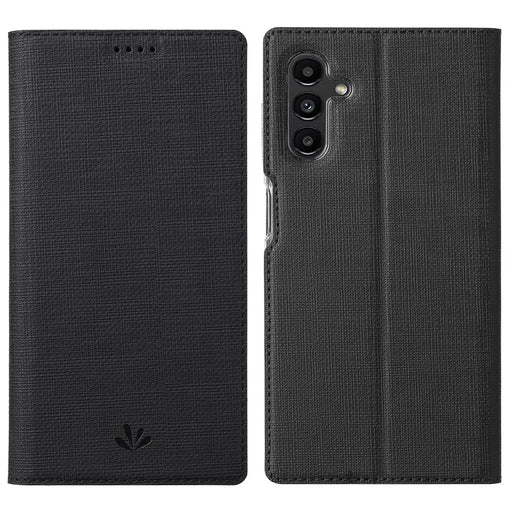 VILI DMX Series PU Leather Stand Mobile Phone Bag Case Phone Cover for Samsung Galaxy A13 5G / A04s 4G (164.7mm) - Black - 1