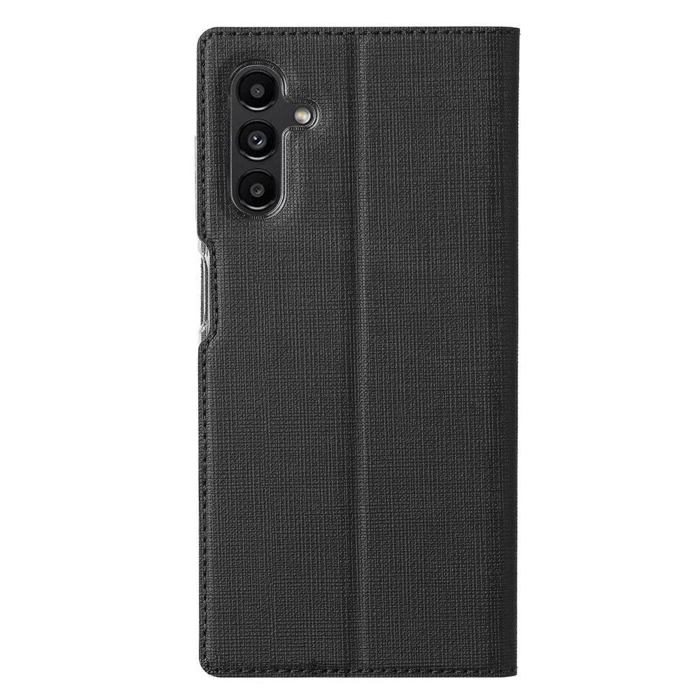 VILI DMX Series PU Leather Stand Mobile Phone Bag Case Phone Cover for Samsung Galaxy A13 5G / A04s 4G (164.7mm) - Black - 3