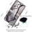 Tempered Glass Back Flexible TPU Bumper Anti-Scratch Pattern Printing Case for Samsung Galaxy A53 5G - Cat and Tiger - 2