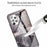 Tempered Glass Back Flexible TPU Bumper Anti-Scratch Pattern Printing Case for Samsung Galaxy A53 5G - Cat and Tiger - 3