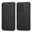 Magnetic Retro Matte PU Leather Stand Flip Cover Shockproof TPU Interior RFID Blocking Wallet Folio Case for Samsung Galaxy A53 5G - Black - 1