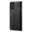 Jeans Cloth Texture PU Leather Case + TPU Inner Shell Wallet Stand Mobile Phone Protective Cover for Samsung Galaxy A73 5G - Black - 3