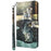 For Samsung Galaxy A13 4G 3D Pattern Printing Scratch-resistant Phone Case PU Leather Stand Phone Protector with Wallet Strap - Cat and Tiger - 2