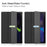 For Samsung Galaxy Tab A8 10.5 (2021) PU Leather Tri-fold Stand Tablet Case Smart Auto Wake / Sleep Folio Cover - Black - 6