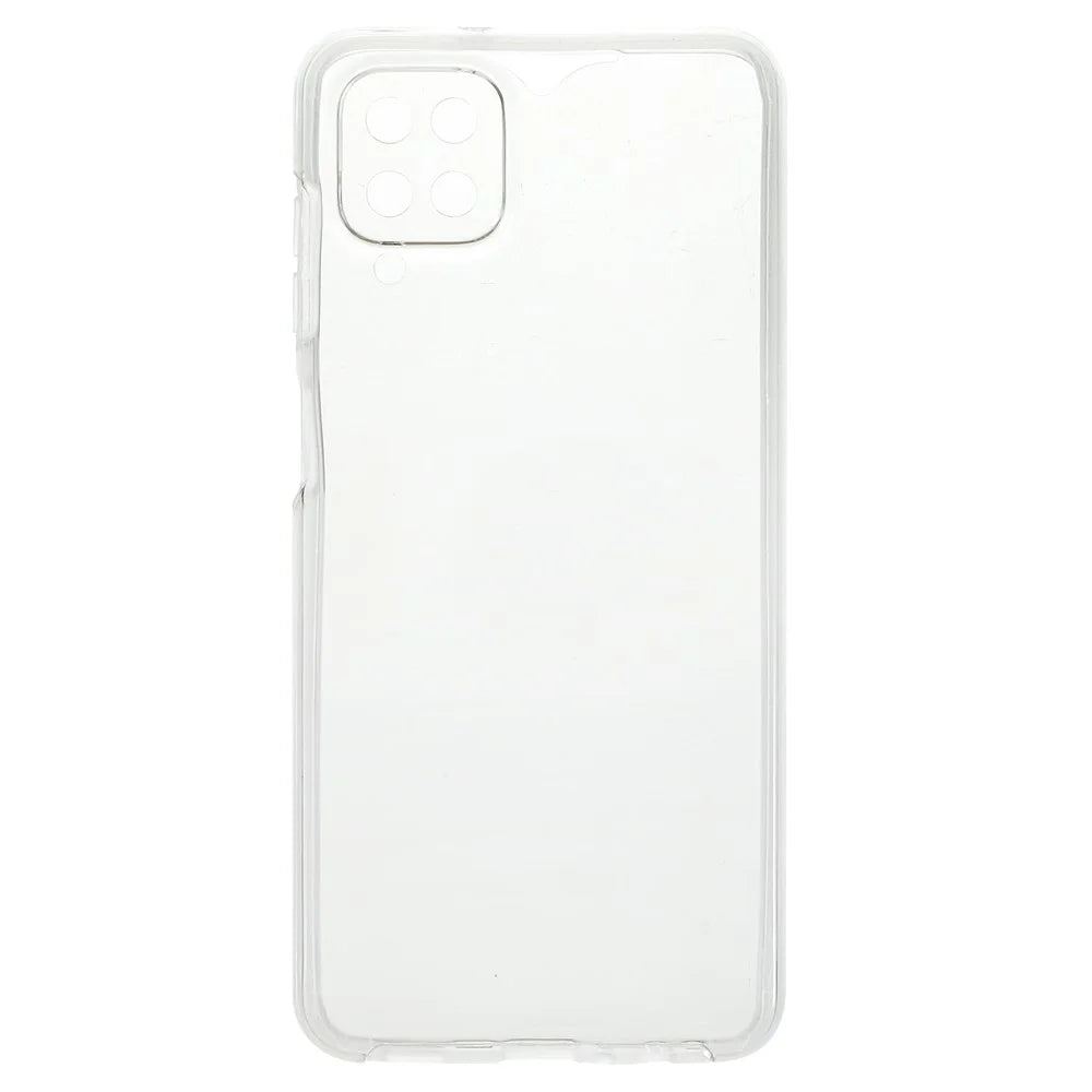 Anti-fingerprint Phone Case Detachable PC Back+PET Front Cover+TPU Edge Mobile Phone Shell for Samsung Galaxy A12 - 3