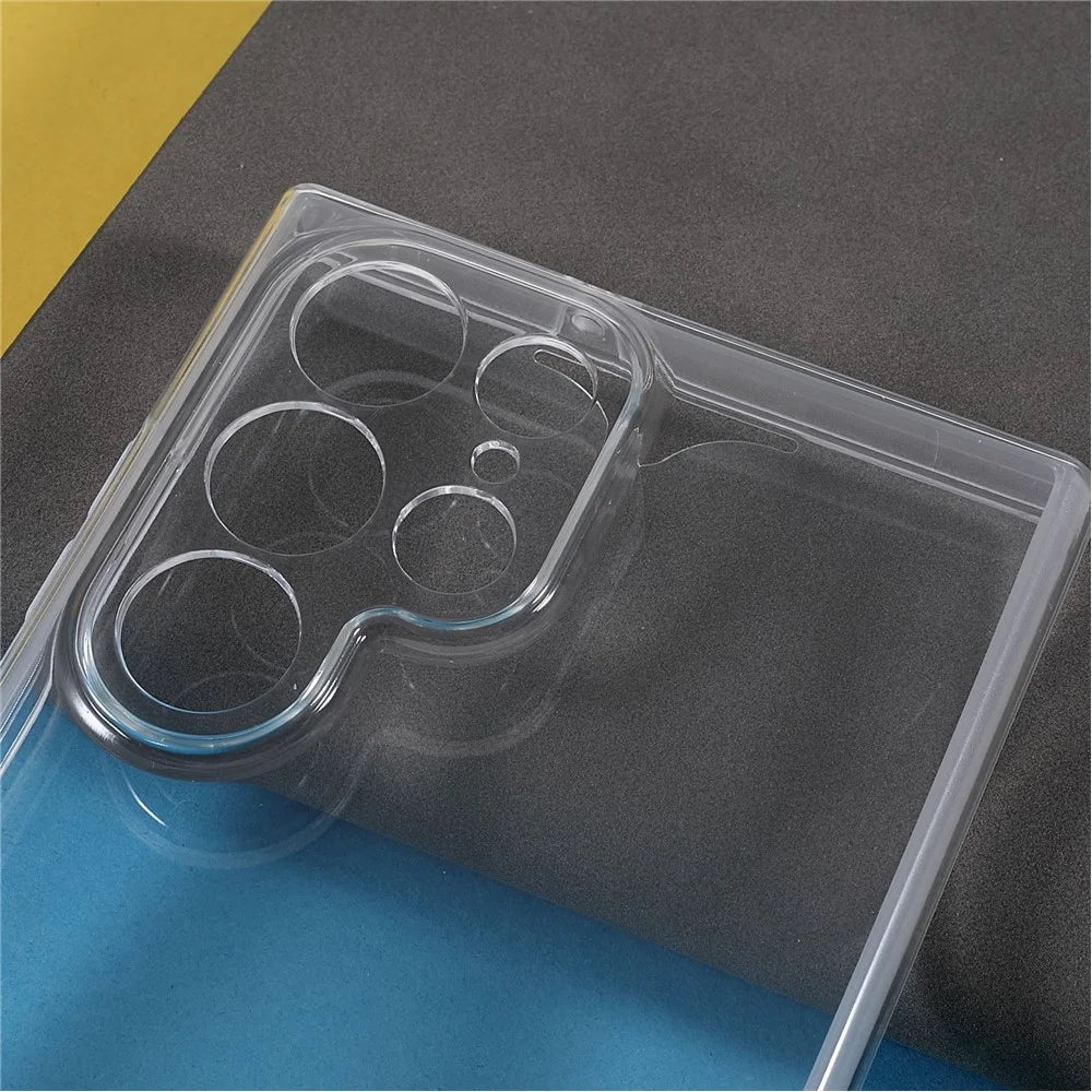Dust-proof Smartphone Bag Covering Hard PC Back+PET Front Cover+TPU Edge Hybrid Mobile Phone Case for Samsung Galaxy S22 Ultra 5G - 4