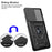 Hard PC Soft TPU Slide Lens Protection Scratch-Resistant Cover with Car Mount Kickstand for Samsung Galaxy A33 5G - Black - 4