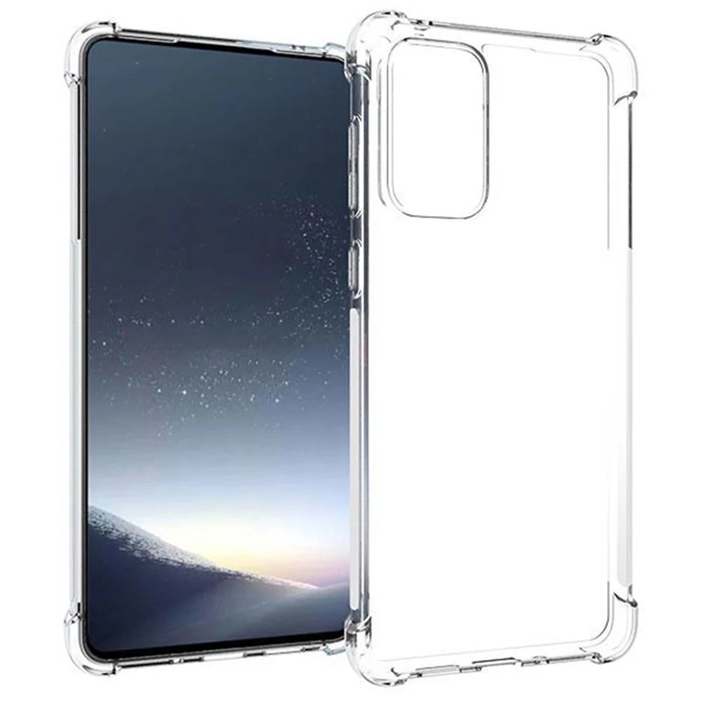 Four Corners Shock Absorption Non-Slip Soft TPU Clear Back Case for Samsung Galaxy A73 5G - 1