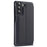 LC.IMEEKE PU Leather Phone Case Foldable Stand Card Holder Protective Cover for Samsung Galaxy S22+ 5G - Black - 3