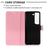 PU Leather Shockproof Phone Cover 3D Pattern Printing Stand Phone Case with Wallet Strap for Samsung Galaxy S22 5G - Flower - 4