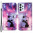 Pattern Printing Stand Wallet Cover Protector PU Leather All-round Protection Phone Case with Hand Strap for Samsung Galaxy A53 5G - Baby Panda - 1