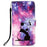 Pattern Printing Stand Wallet Cover Protector PU Leather All-round Protection Phone Case with Hand Strap for Samsung Galaxy A53 5G - Baby Panda - 2