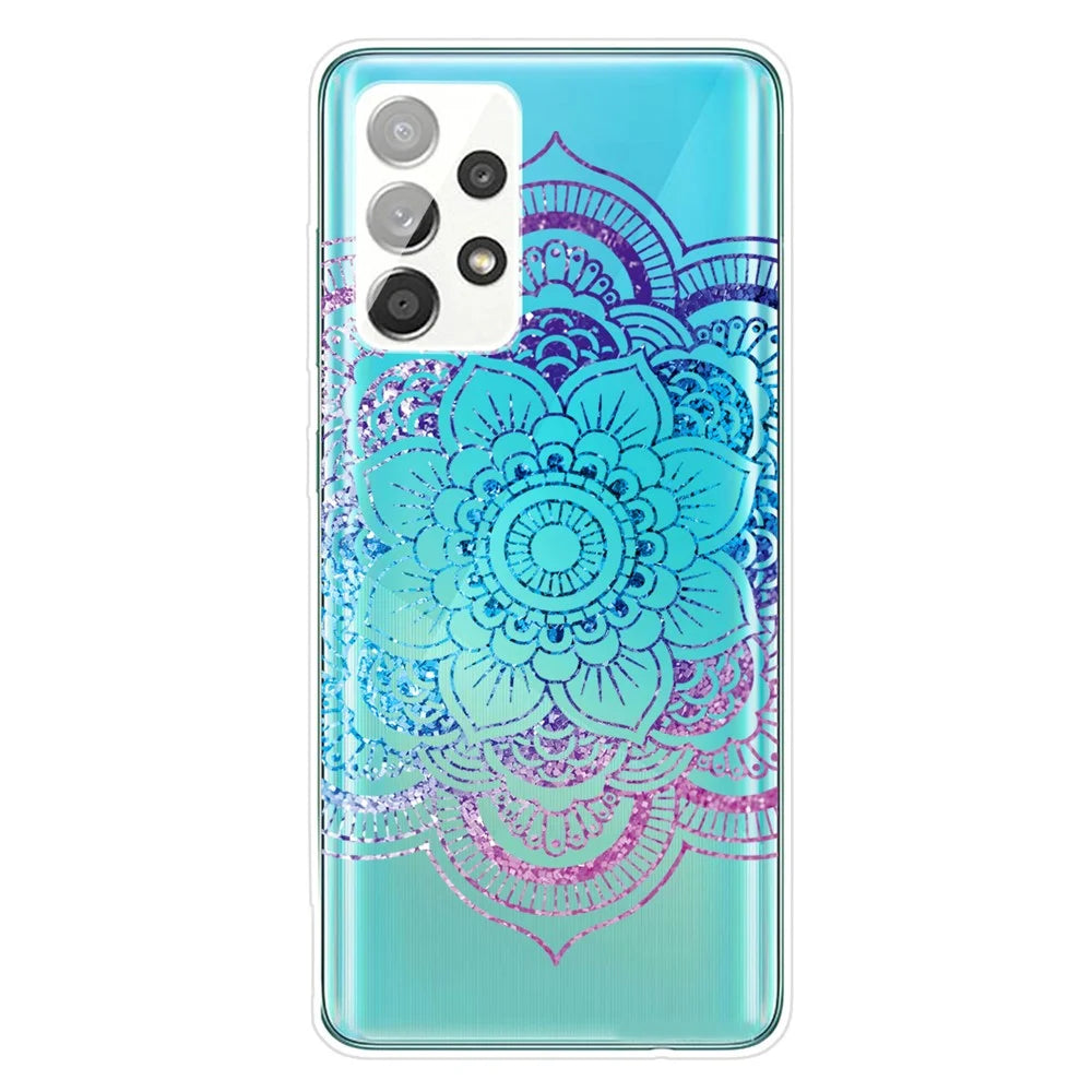 Mandala Pattern Printing Scratch-resistant TPU Phone Case Cover for Samsung Galaxy A53 5G - Style B - 1