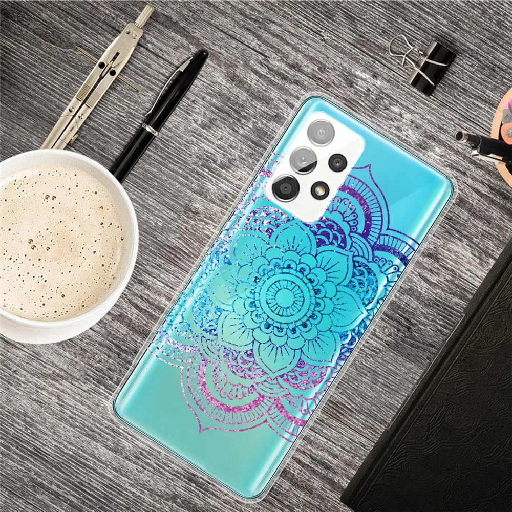 Mandala Pattern Printing Scratch-resistant TPU Phone Case Cover for Samsung Galaxy A53 5G - Style B - 2