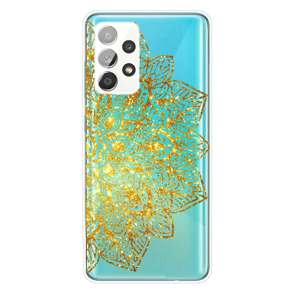 Mandala Pattern Printing Non-deformable TPU Phone Case Cover for Samsung Galaxy A52 4G / 5G / A52s 5G - Style I - 1