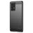 MOFI Carbon Fiber Texture Brushed Surface TPU Phone Case Scratch-resistant Protective Cover for Samsung Galaxy A53 5G - Black - 2
