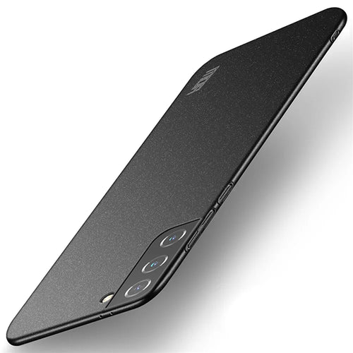 MOFI Shield Matte Series Anti-collision Fingerprint-proof Hard PC Phone Case Protector Cover for Samsung Galaxy S21+ 5G - Black - 1