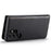 DG.MING Split Leather Case for Samsung Galaxy S22 Ultra 5G Detachable 2-in-1 Wallet Phone Cover with Stand - Black - 6