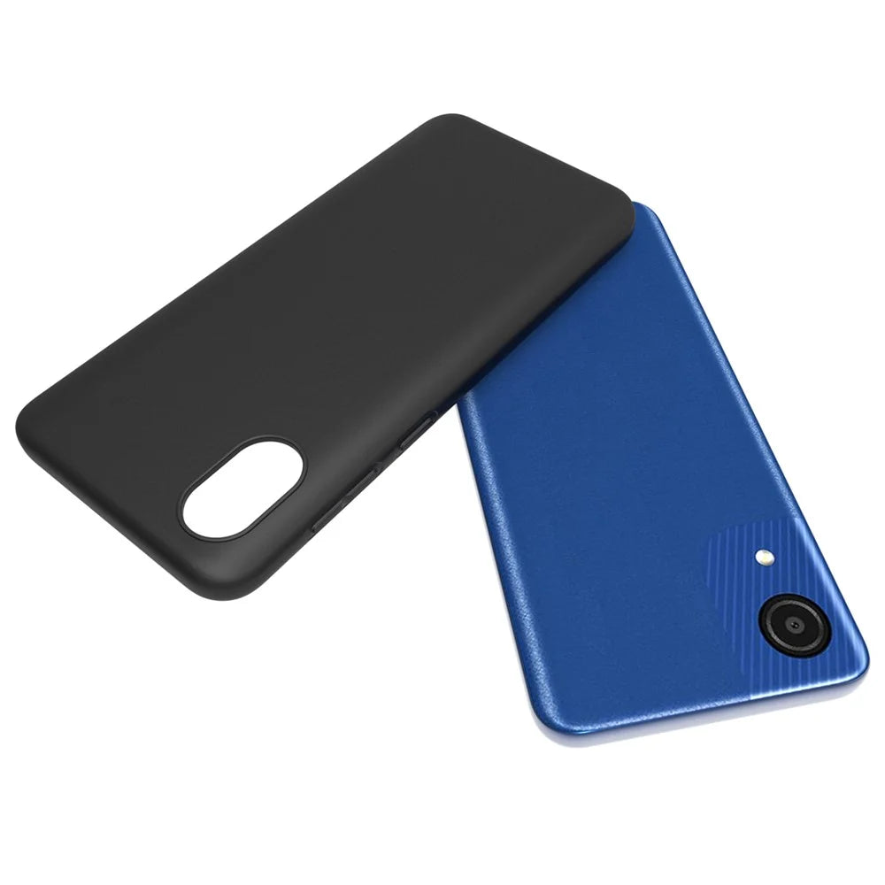 10Pcs/Pack Double-sided Matte Finish Anti-scratch Mobile Phone Case TPU Cover for Samsung Galaxy A03 Core - 4