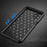 For Samsung Galaxy A13 4G Carbon Fiber Texture Well-protected Slim Light TPU Phone Case Shell - Black - 3