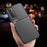 Car Mount Holder Metal Sheet Imprinting PU Leather + TPU Phone Case Shell for Samsung Galaxy S21+ 5G - Blue - 6