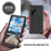 R-JUST 2nd Generation for Samsung Galaxy S22 Ultra 5G Phone Case Sliding Camera Cover Anti-drop Phone Cover Kickstand with Built-in Tempered Glass Screen Protector - Black - 4