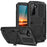 R-JUST for Samsung Galaxy S22 5G Waterproof Drop-Proof Case Kickstand Back Cover with Tempered Glass - Black - 1