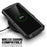 R-JUST for Samsung Galaxy S22 5G Waterproof Drop-Proof Case Kickstand Back Cover with Tempered Glass - Black - 4