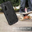 R-JUST for Samsung Galaxy S22 5G Waterproof Drop-Proof Case Kickstand Back Cover with Tempered Glass - Black - 6